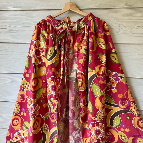 Vintage Fabric | Handmade Cloak Cape Poncho 10095 - Picture 7 of 15